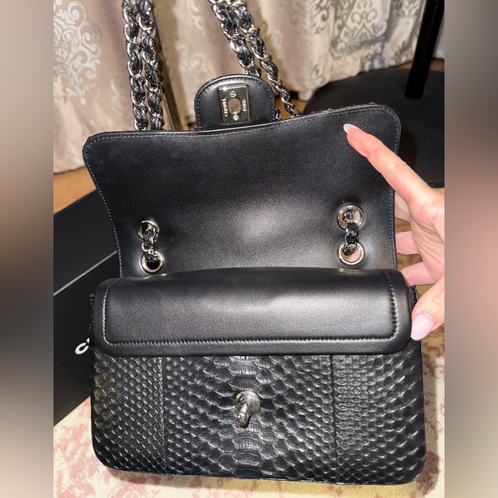Chanel Black Python Bag - Picture 10 of 12